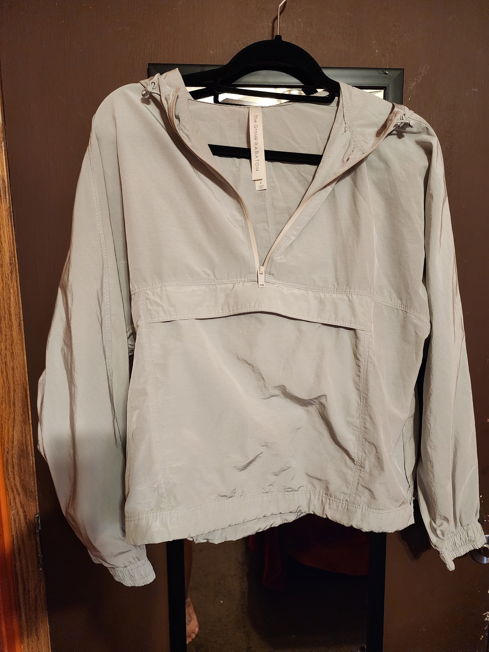 Babaton Light Gray Hooded jacket small